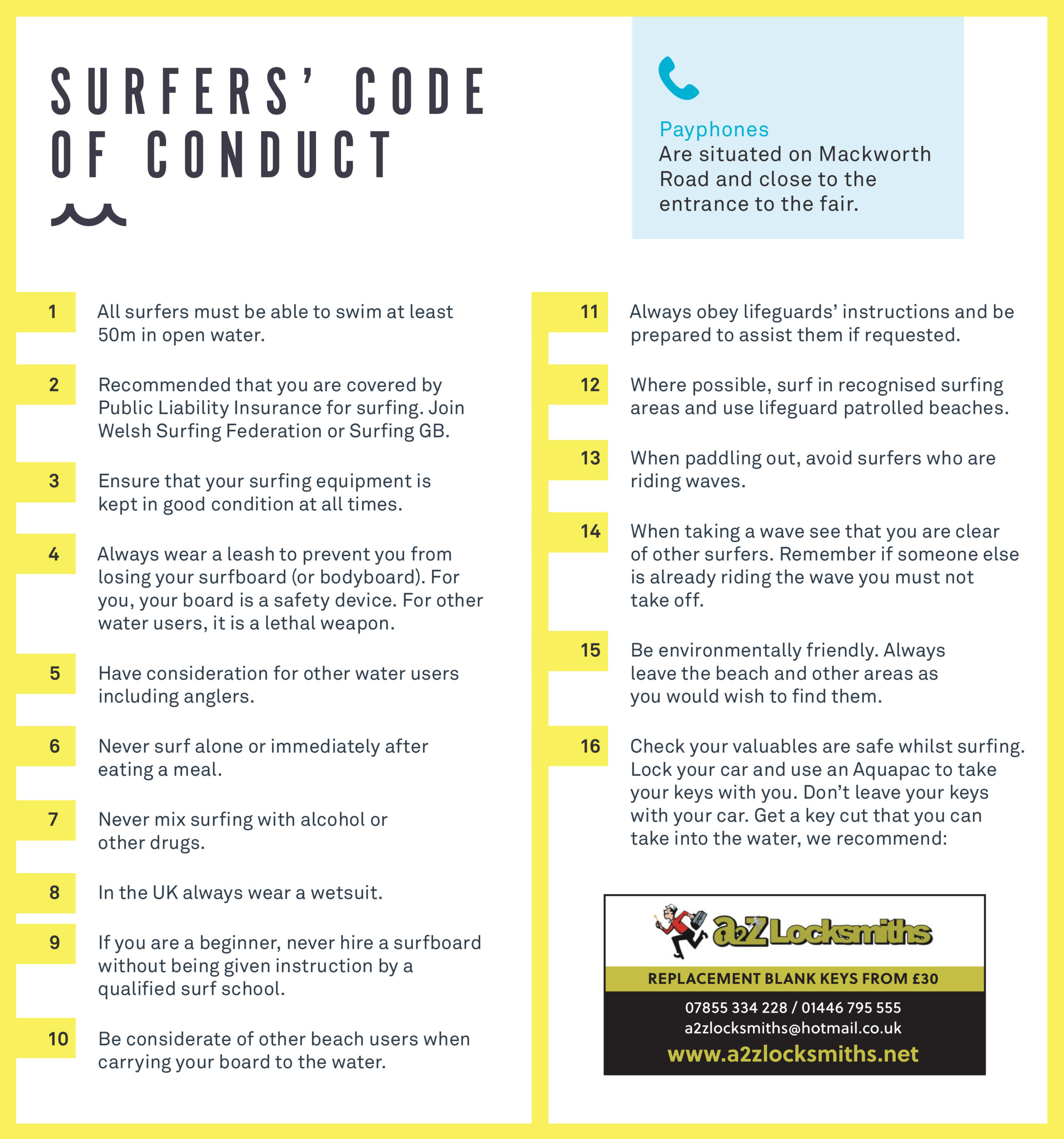 Surfers Code Of Conduct
